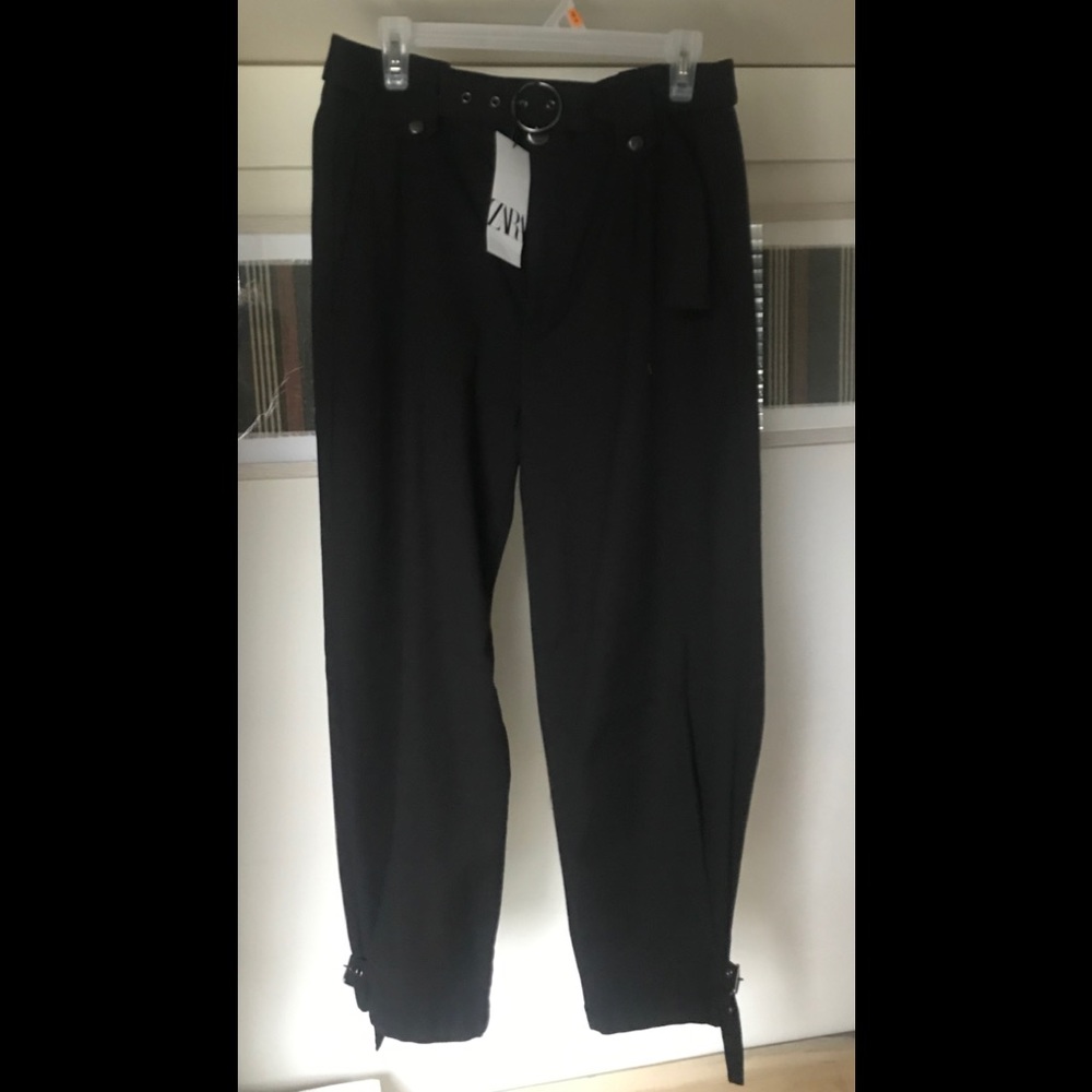 Zara buckle bottom pants